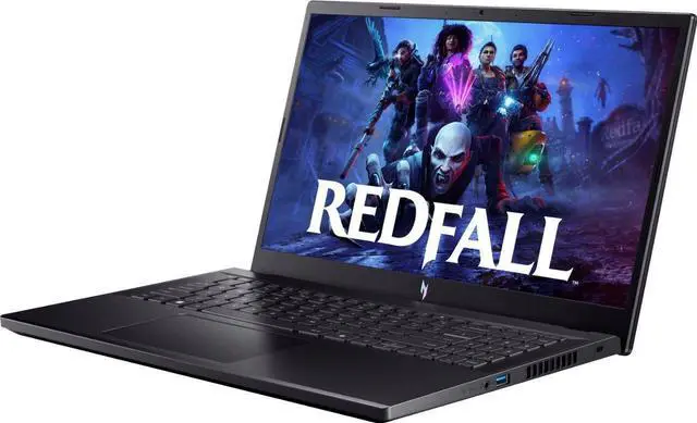 Alt view image 3 of 7 - Acer - Nitro V ANV15-41-R2Y3 Gaming Laptop 15.6" Full HD 144Hz  AMD Ryzen 5 7535HS  GeForce RTX 4050 - 16GB DDR5  512GB SSD - Obsidian Black