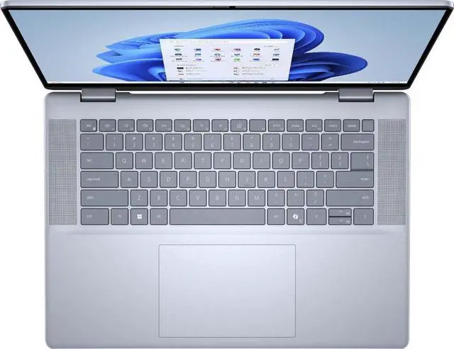 Alt view image 2 of 7 - Dell - Inspiron 16 2-in-1 Touch Laptop - Intel Core Ultra 7 Processor - 16GB Memory - 1TB SSD  Intel Arc Graphics - Ice Blue