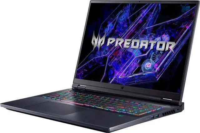 Alt view image 3 of 6 - Acer - Predator Helios 18 Gaming Laptop - 18" 2560 x 1600 IPS 240Hz  Intel i9-14900HX  GeForce RTX 4090 - 32GB DDR5  1TB SSD - Abyssal Black