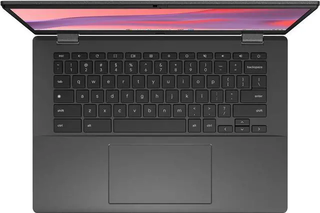 Alt view image 4 of 5 - ASUS - 14" Chromebook Laptop - MediaTek Kompanio 520 - 4GB Memory - 64GB eMMC - Gravity Gray