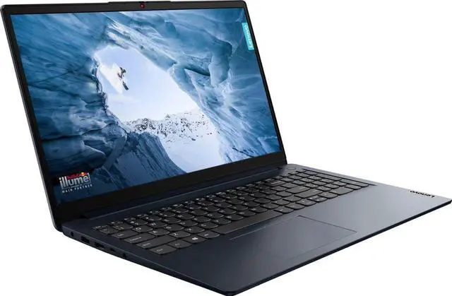 Alt view image 2 of 5 - Lenovo - Ideapad 1 15.6" Full HD Touchscreen Laptop - Ryzen 5 7520U with 8GB Memory - AMD Radeon Graphics - 256GB SSD - Abyss Blue