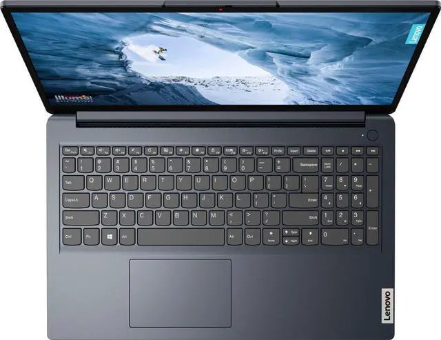 Alt view image 4 of 5 - Lenovo - Ideapad 1 15.6" Full HD Touchscreen Laptop - Ryzen 5 7520U with 8GB Memory - AMD Radeon Graphics - 256GB SSD - Abyss Blue