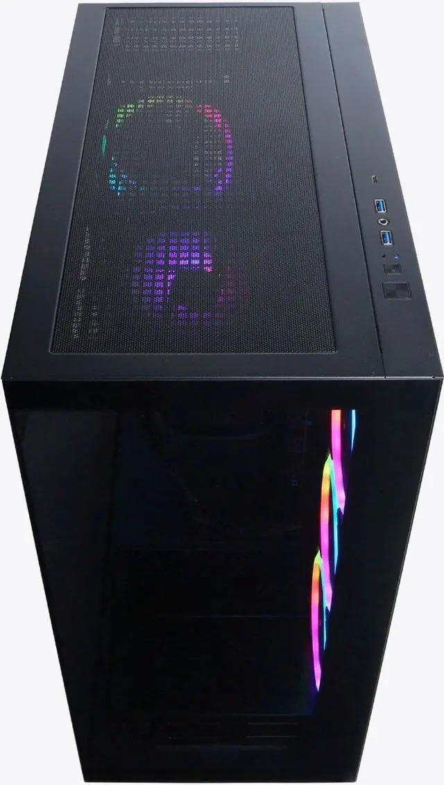 Alt view image 3 of 6 - CyberPowerPC - Gamer Xtreme Gaming Desktop - Intel Core i7-14700F - 16GB Memory - NVIDIA GeForce RTX 4060 Ti 8GB - 2TB SSD - Black PC Computer