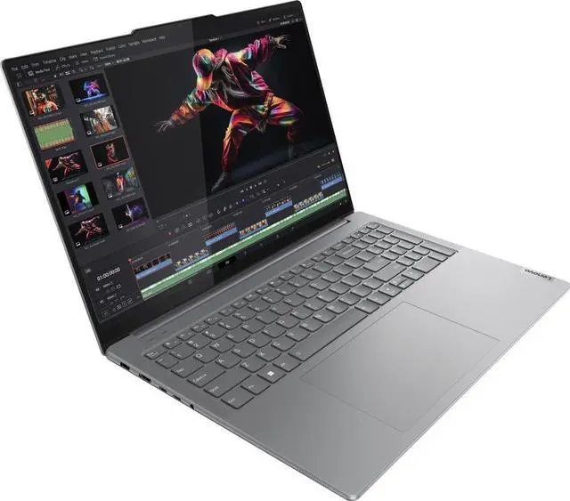 Alt view image 3 of 5 - Lenovo - Yoga Pro 9i 16" 3.2K Touchscreen Laptop - Intel Core Ultra 9 185H with 32GB Memory - NVIDIA GeForce RTX 4050 - 1TB SSD - Luna Grey