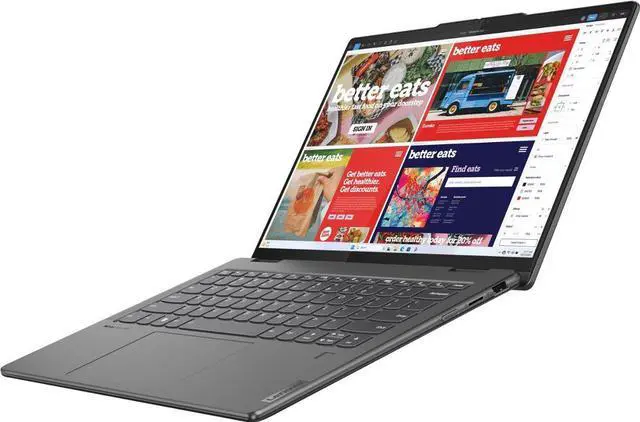 Alt view image 6 of 7 - Lenovo - Yoga 7i 2-in-1 14" 2K Touchscreen Laptop - Intel Core Ultra 5 125U with 16GB Memory - 512GB SSD - Storm Grey