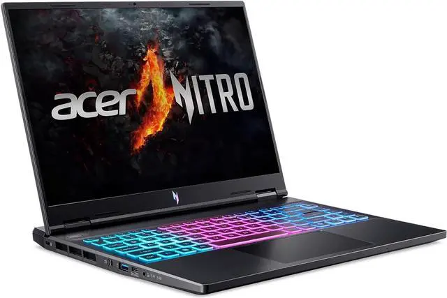 Alt view image 2 of 6 - Acer Nitro 14 Gaming Laptop | AMD Ryzen 7 8845HS Octa-Core AI Capable Processor | NVIDIA GeForce RTX 4060 Laptop GPU | 14.5" WUXGA IPS 120Hz Display | 16GB LPDDR5X | 512GB SSD | WiFi 6E | AN14-41-R74Z