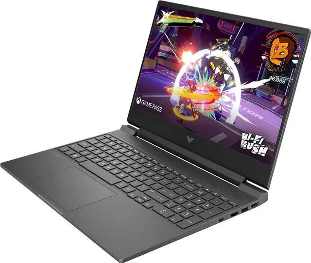Alt view image 2 of 5 - HP - Victus 15.6" Full HD Gaming Laptop - AMD Ryzen 5-7535HS - 8GB DDR5 Memory - AMD Radeon RX 6550M - 512GB SSD - Mica Silver