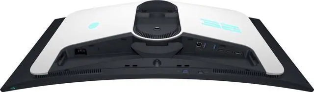 Alt view image 5 of 5 - Dell Alienware - AW3225QF 31.6" Quantum Dot OLED Curved Gaming Monitor - 240Hz - NVIDIA G-Sync - VESA - HDMI, USB-C - Lunar Light