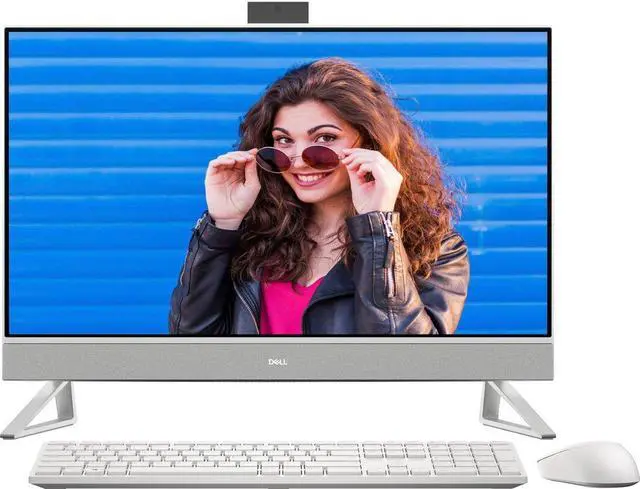Main image of Dell Inspiron 27" Touch All In One Desktop - Intel Core 7 processor - 16GB Memory - 1TB SSD - White