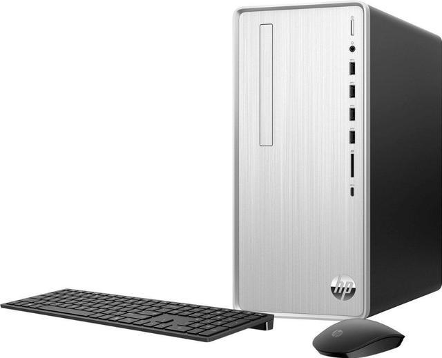 HP - Pavilion Desktop - AMD Ryzen 7 - 32GB Memory - NVIDIA GeForce RTX 3050  - 1TB SSD - Natural Silver - Newegg.com