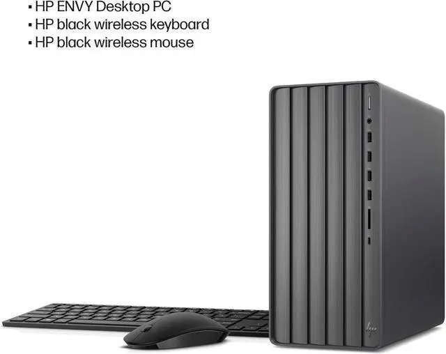 Alt view image 3 of 3 - HP - Envy Desktop with Windows 11 Pro - Intel Core i5 - 16GB DDR4 Memory - 1TB SSD - Black TE01-5244 PC Computer