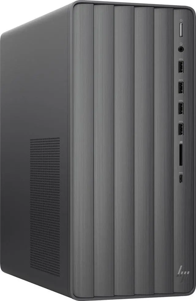 Alt view image 2 of 3 - HP - Envy Desktop with Windows 11 Pro - Intel Core i5 - 16GB DDR4 Memory - 1TB SSD - Black TE01-5244 PC Computer