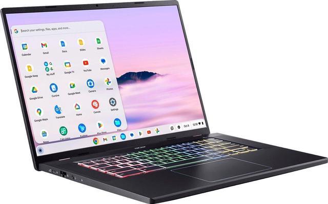 Alt view image 2 of 5 - Acer - Chromebook Plus 516 GE Cloud Gaming Laptop with Google AI- 16" 2560x1600 120Hz - Intel Core 5 120U - 8GB RAM - 256GB SSD - Obsidian Black