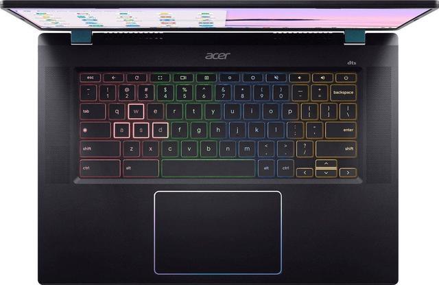 Alt view image 3 of 5 - Acer - Chromebook Plus 516 GE Cloud Gaming Laptop with Google AI- 16" 2560x1600 120Hz - Intel Core 5 120U - 8GB RAM - 256GB SSD - Obsidian Black