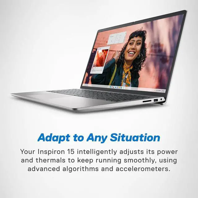 Alt view image 4 of 8 - Dell Inspiron 3530 Laptop - 15.6-inch FHD (1920 x 1080) Touchscreen Display, Intel Core i7-1355U, 16GB DDR4 RAM, 1TB SSD, Intel Iris Xe Graphics, Windows 11 Home, 6-Months Migrate - Platinum Silver