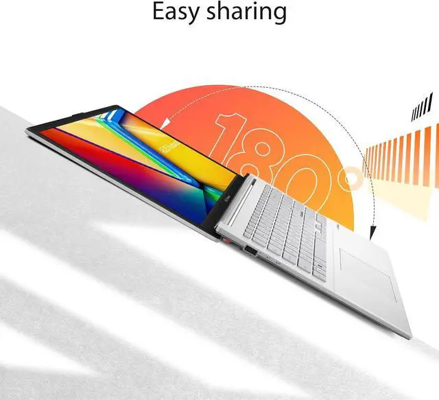 Alt view image 2 of 6 - ASUS Vivobook Go 15.6 Laptop, AMD Ryzen 5 7520U, 8GB, 512GB, Windows 11 Home, Cool Silver, E1504FA-AS54