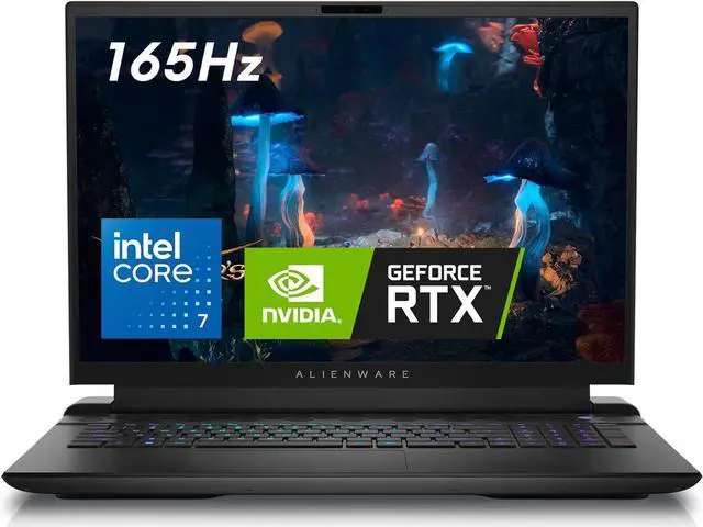 Main image of Dell Alienware M18 Gaming Laptop - 18-inch QHD+ 165Hz 3ms Display, Intel Core i7-14700HX, 16GB DDR5 RAM, 1TB SSD, NVIDIA GeForce RTX 4070 8GB GDDR6, Windows 11 Home, Onsite Service - Dark Metallic