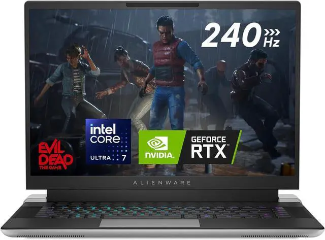 Main image of Dell Alienware X16 R2 Gaming Laptop - 16-inch QHD+ 240Hz 3ms Display, Intel Core Ultra 7-155H, 16GB LPDDR5X RAM, 1TB SSD, NVIDIA GeForce RTX 4070 8GB GDDR6, Windows 11 Home, Onsite Service - Lunar