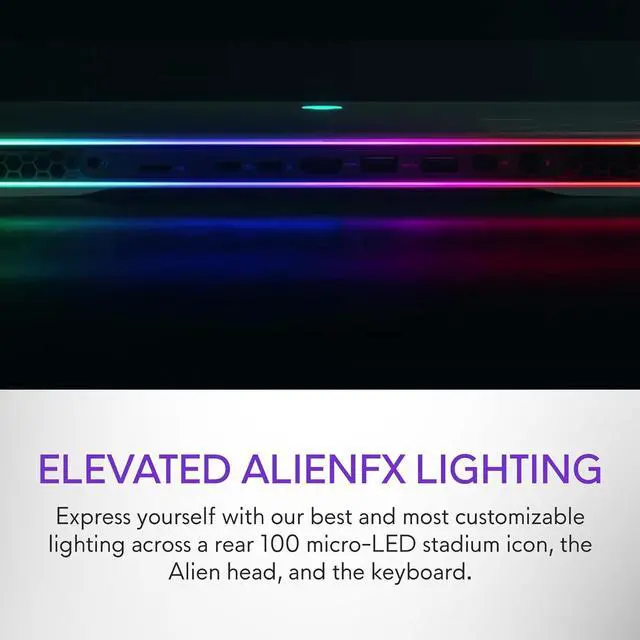 Alt view image 3 of 7 - Dell Alienware X16 R2 Gaming Laptop - 16-inch QHD+ 240Hz 3ms Display, Intel Core Ultra 7-155H, 16GB LPDDR5X RAM, 1TB SSD, NVIDIA GeForce RTX 4070 8GB GDDR6, Windows 11 Home, Onsite Service - Lunar