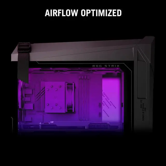 Alt view image 6 of 7 - ASUS ROG G16CH (2024) Gaming Desktop PC, Intel® Core i7-14700F, NVIDIA® GeForce RTX 4060Ti DUAL, 1TB PCIe® Gen4 SSD, 32GB DDR5 RAM, Windows 11, G16CHR-AS766Ti