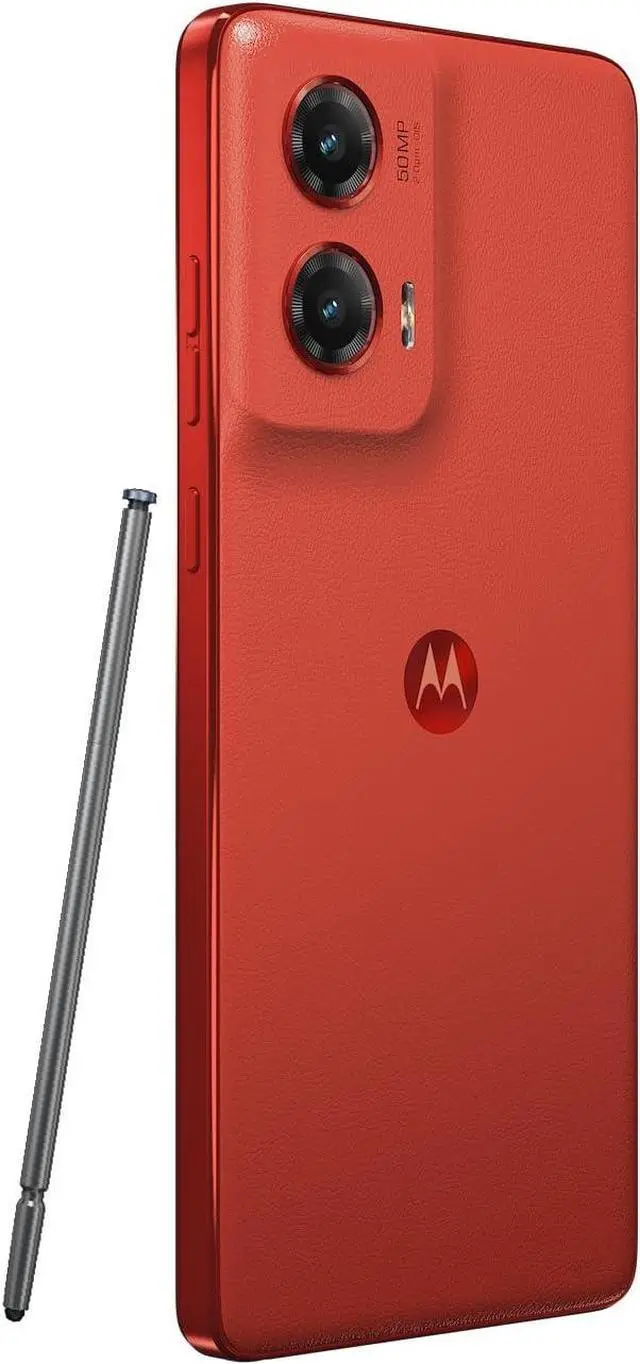 Alt view image 5 of 6 - Moto G Stylus 5G | 2024 | Unlocked | Made for US 8/256GB | 50MP Camera | Scarlet Wave