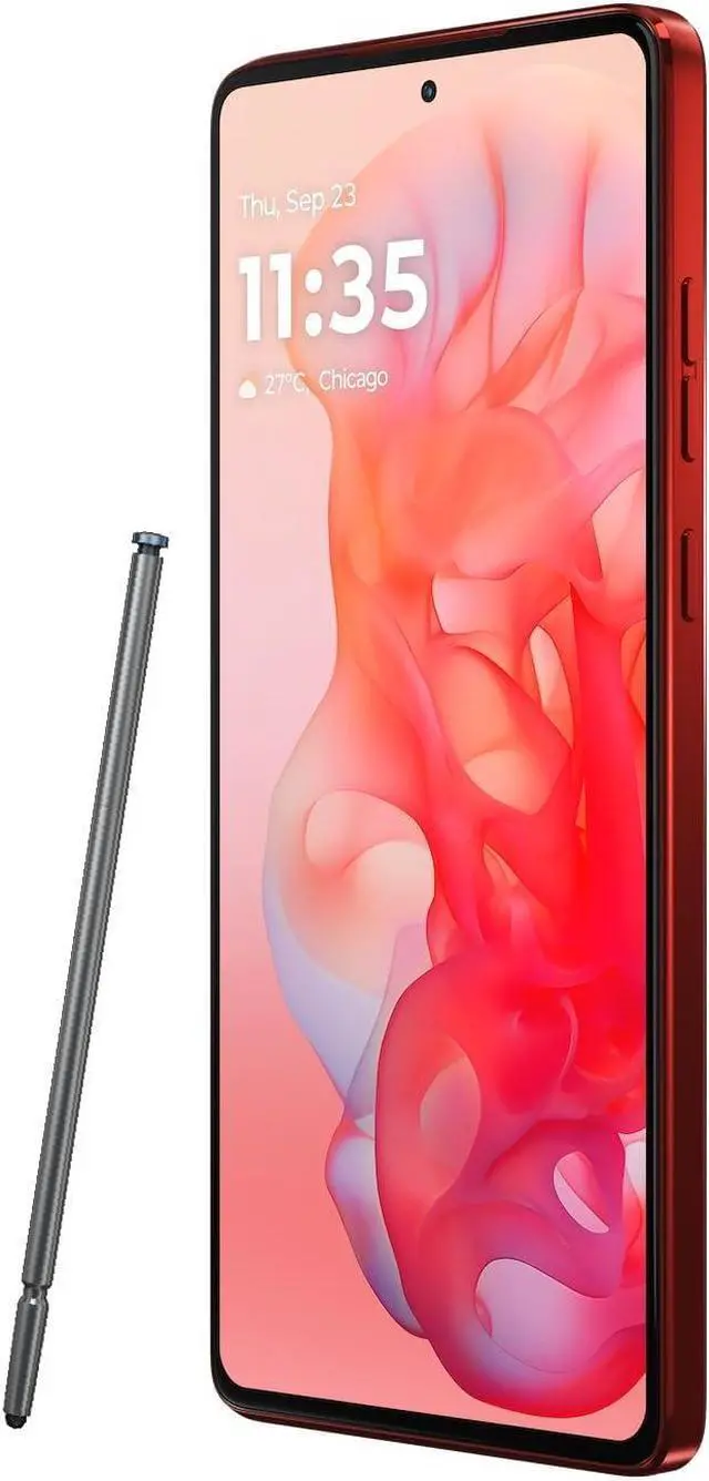 Alt view image 6 of 6 - Moto G Stylus 5G | 2024 | Unlocked | Made for US 8/256GB | 50MP Camera | Scarlet Wave