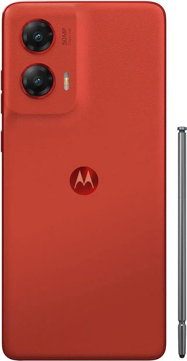 Alt view image 2 of 6 - Moto G Stylus 5G | 2024 | Unlocked | Made for US 8/256GB | 50MP Camera | Scarlet Wave