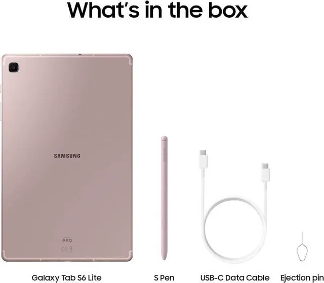 Alt view image 3 of 3 - SAMSUNG Galaxy Tab S6 Lite (2024) 10.4" 64GB WiFi Android Tablet, S Pen Included, Gaming Ready, Long Battery Life, Slim Metal Design, Expandable Storage, US Version, Chiffon Pink
