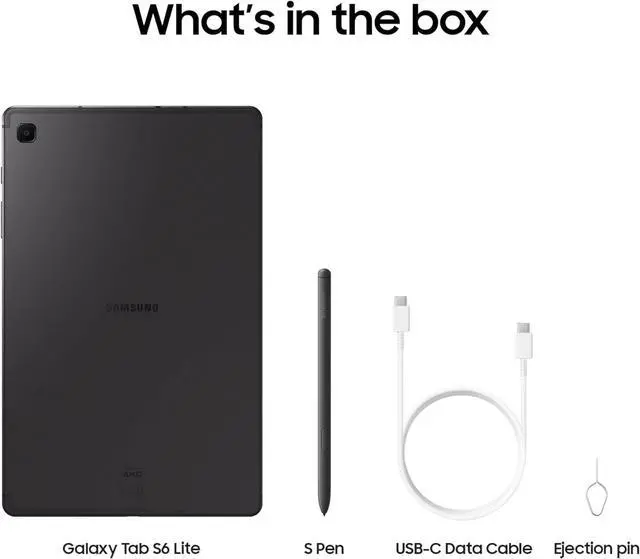 Alt view image 3 of 3 - SAMSUNG Galaxy Tab S6 Lite (2024) 10.4" 64GB WiFi Android Tablet, S Pen Included, Gaming Ready, Long Battery Life, Slim Metal Design, Expandable Storage, US Version, Oxford Gray