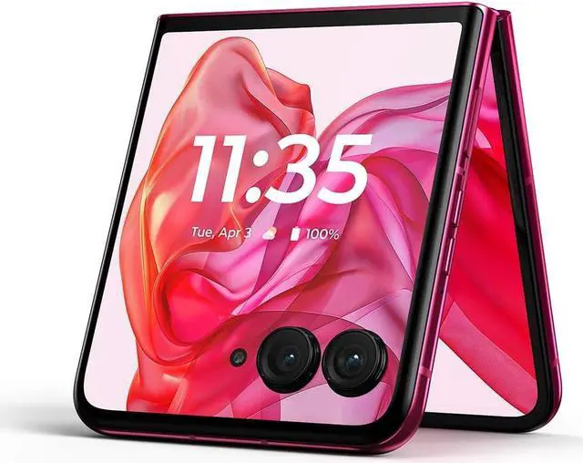 Alt view image 5 of 7 - Motorola razr+ | 2024 | Unlocked | Made for US 12/256 | 50MP Camera | Hot Pink Cell Phone