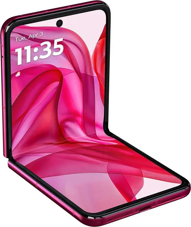 Alt view image 3 of 7 - Motorola razr+ | 2024 | Unlocked | Made for US 12/256 | 50MP Camera | Hot Pink Cell Phone