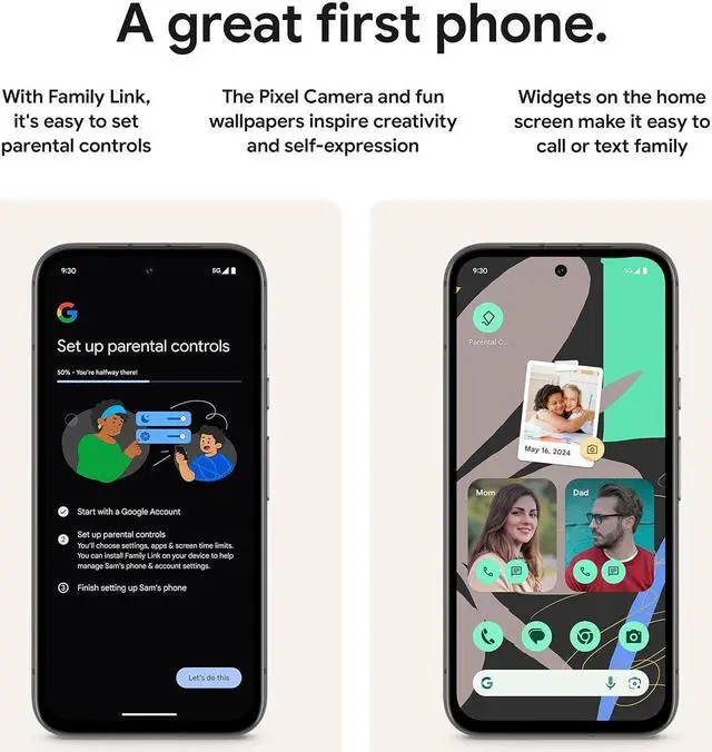 Alt view image 4 of 6 - Google Pixel 8a - Unlocked Android Phone with Google AI, Advanced Pixel Camera and 24-Hour Battery - Obsidian - 128 GB