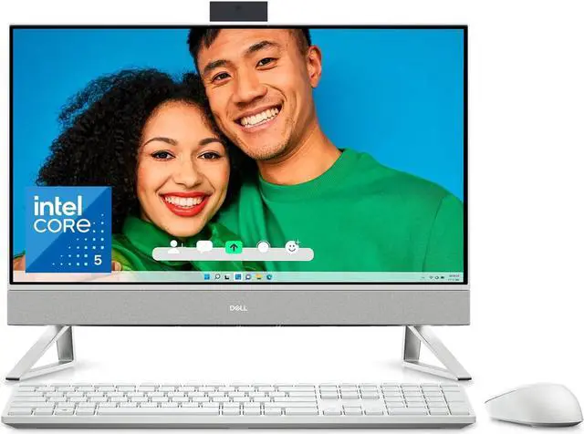 Main image of Dell Inspiron 7730 All in One Desktop - 27-inch FHD Touchscreen Display, Intel Core 7-150U, 32GB DDR4 RAM, 1TB SSD, NVIDIA GeForce MX570A 2GB GDDR6, Windows 11 Pro, Onsite & Migrate Service - White
