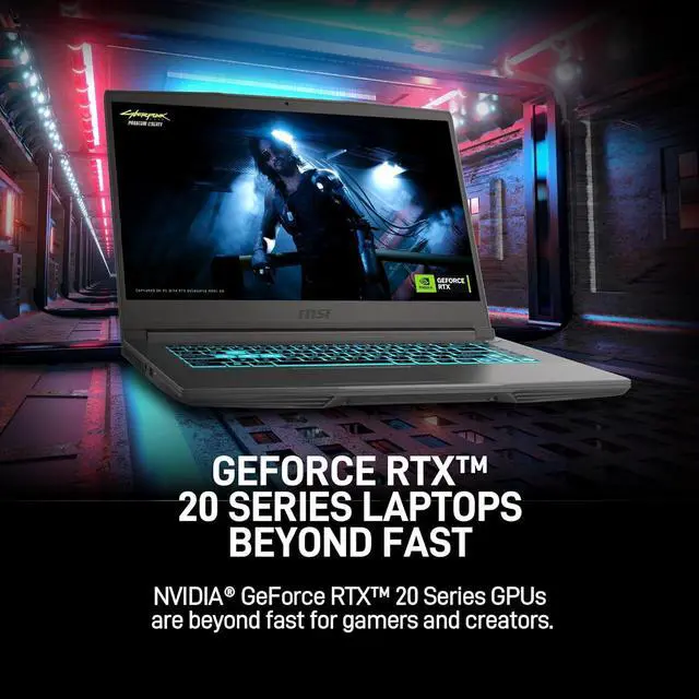 Alt view image 4 of 4 - MSI Thin A15 15.6 144Hz FHD Gaming Laptop: Ryzen 5-7535HS, NVIDIA Geforce RTX 2050, 8GB DDR5, 512GB NVMe SSD, Cooler Boost 5, Win 11: Black B7UCX-218US