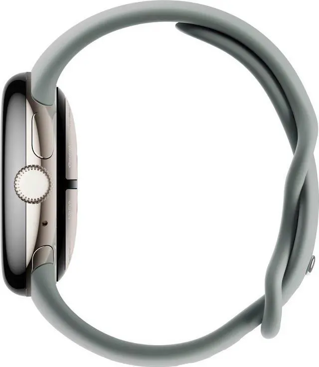 Alt view image 3 of 5 - Google - Pixel Watch 2 Champagne Gold Smartwatch with Hazel Active Band Wi-Fi - Champagne Gold