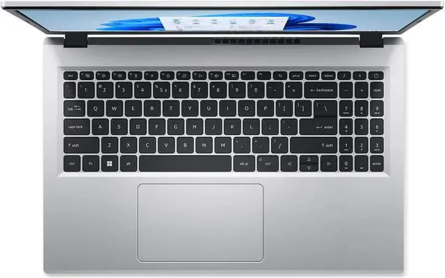 Alt view image 6 of 7 - Acer Aspire 3, 15.6" Full HD IPS Display, AMD Ryzen 5 7520U Quad-Core Mobile Processor, 8GB LPDDR5, 512GB NVMe SSD, Protective Sleeve, Pure Silver, A315-24P-R2AG
