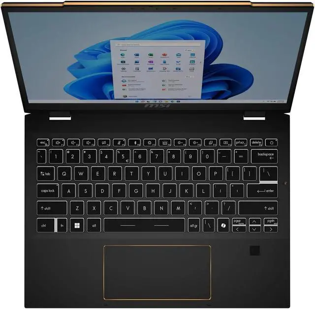 Alt view image 4 of 6 - MSI Summit 13.3 inch Touch 2-in-1 Laptop Intel Core Ultra 7-155H Intel Evo Edition AI PC 16GB RAM 1TB NVMe SSD Stylus Included Black