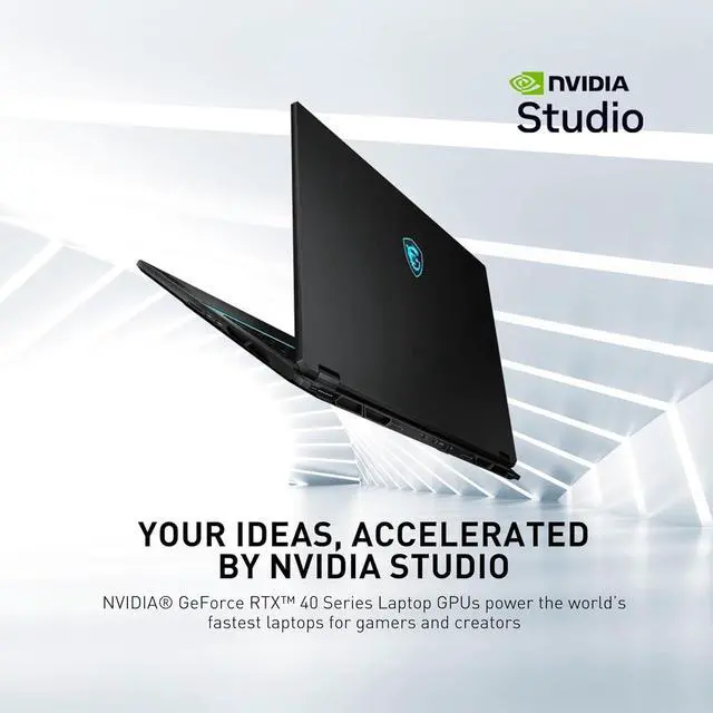 Alt view image 3 of 14 - MSI Stealth 18 AI Studio A1V Stealth 18 AI Studio A1VHG-019US 18" Gaming Notebook - QHD+ - Intel Core Ultra 9 185H - 32 GB - 1 TB SSD - Windows 11 Home - NVIDIA GeForce RTX 4080 with 12 GB - Webcam
