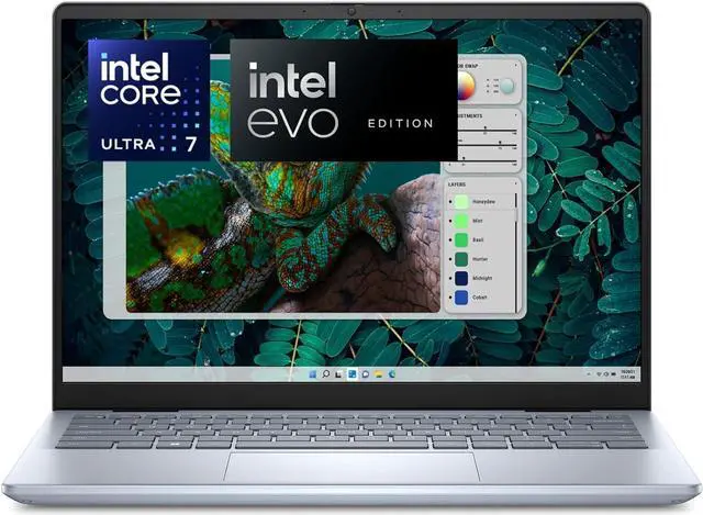 Main image of Dell Inspiron 14 Plus 7440 Laptop- 14-inch 16:10 2.8K (2880x1800) Display, Intel Core Ultra 7-155H, 32GB LPDDR5X RAM, 1TB SSD, Intel Arc Graphics, Windows 11 Home, Onsite & Migrate Service- Ice Blue