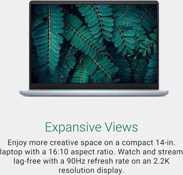Alt view image 3 of 6 - Dell Inspiron 14 Plus 7440 Laptop- 14-inch 16:10 2.8K (2880x1800) Display, Intel Core Ultra 7-155H, 32GB LPDDR5X RAM, 1TB SSD, Intel Arc Graphics, Windows 11 Home, Onsite & Migrate Service- Ice Blue