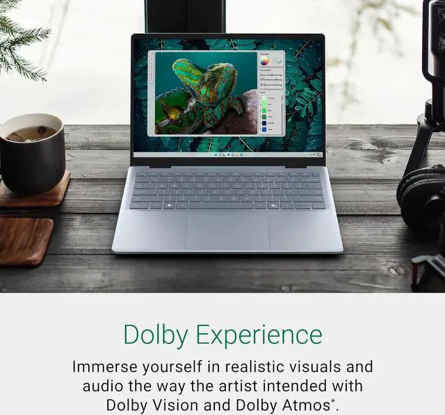 Alt view image 2 of 6 - Dell Inspiron 14 Plus 7440 Laptop- 14-inch 16:10 2.8K (2880x1800) Display, Intel Core Ultra 7-155H, 32GB LPDDR5X RAM, 1TB SSD, Intel Arc Graphics, Windows 11 Home, Onsite & Migrate Service- Ice Blue