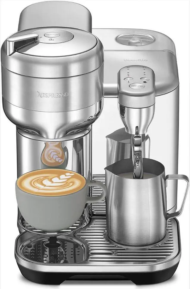Alt view image 2 of 4 - Nespresso Vertuo Creatista Coffee and Espresso Maker by Breville, Brushed Stainless Steel