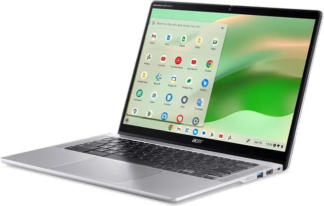 Alt view image 4 of 7 - Acer Chromebook Spin 314 CP314-2HN-318R Convertible Laptop | Intel Core i3-N305| 14" WUXGA IPS Corning Gorilla Glass Touch Display | 8GB LPDDR5 | 128GB PCIe SSD | Wi-Fi 6E | Full HD Webcam | Chrome OS