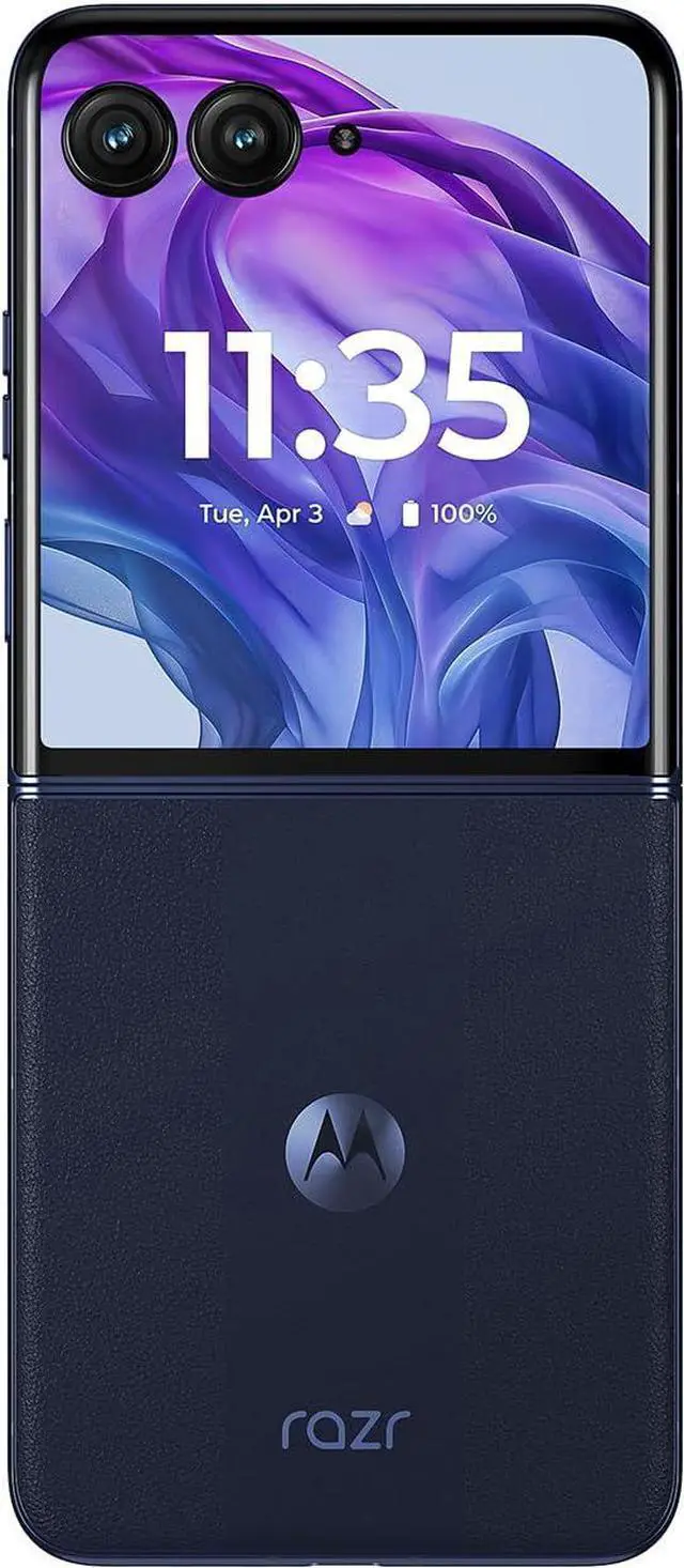 Alt view image 2 of 6 - Motorola razr+ | 2024 | Unlocked | Made for US 12/256 | 50MP Camera | Midnight Blue PB2J0003US Smartphone Cell Phone