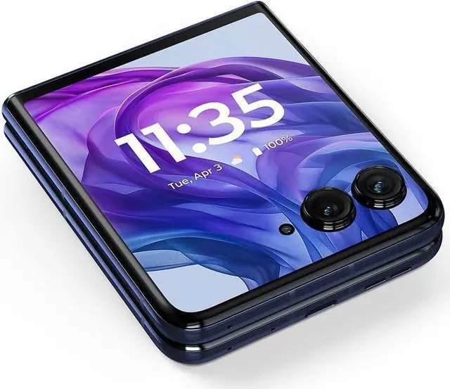 Alt view image 5 of 6 - Motorola razr+ | 2024 | Unlocked | Made for US 12/256 | 50MP Camera | Midnight Blue PB2J0003US Smartphone Cell Phone