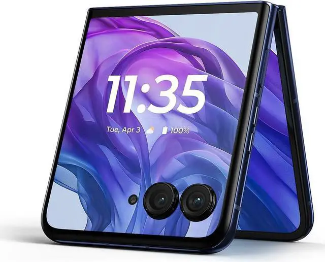 Alt view image 3 of 6 - Motorola razr+ | 2024 | Unlocked | Made for US 12/256 | 50MP Camera | Midnight Blue PB2J0003US Smartphone Cell Phone