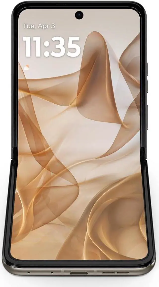 Alt view image 5 of 6 - Motorola razr | 2024 | Unlocked | Made for US 8/256GB | 50MP Camera | Beach Sand Unlocked Smartphone Cell