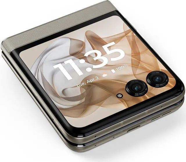 Alt view image 4 of 6 - Motorola razr | 2024 | Unlocked | Made for US 8/256GB | 50MP Camera | Beach Sand Unlocked Smartphone Cell
