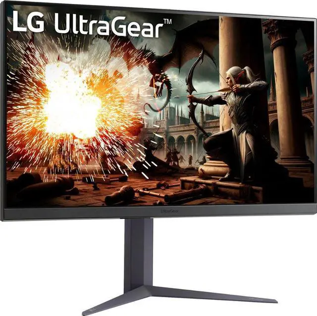 Alt view image 2 of 12 - LG - UltraGear 27" IPS LED 180Hz 1-ms NVIDIA G-SYNC Compatible and AMD Freesync Gaming Monitor with HDR - Black
