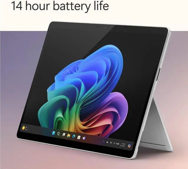 Alt view image 2 of 4 - Microsoft - Surface Pro - Copilot+ PC - 13 OLED - Snapdragon X Elite - 16GB Memory - 1TB SSD - Device Only (11th Edition) - Platinum